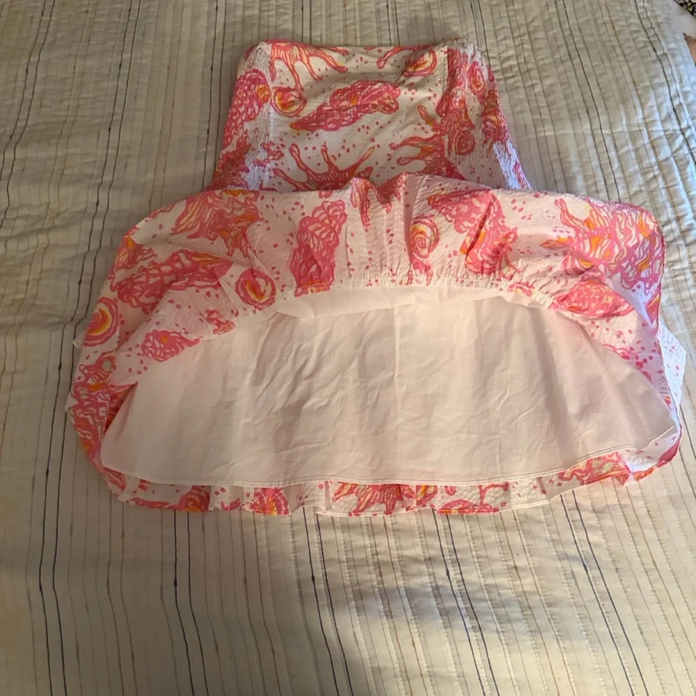 Lilly Pulitzer Elinor Tiered Dress in CONCHED OUT* Print - Picture 6 of 13